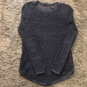 Blue knit sweater